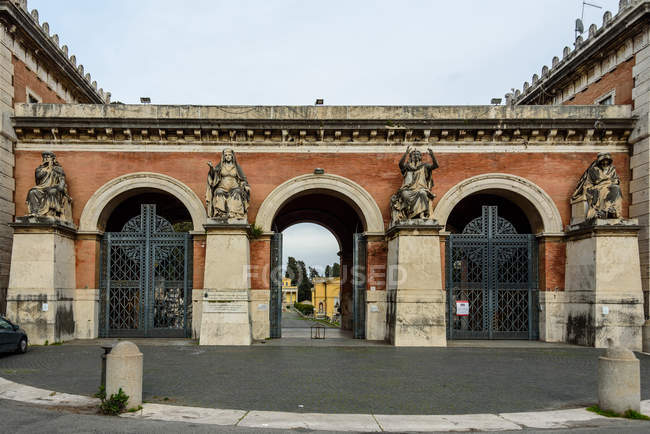 Cimetière Monumental de Verano, Quartier Tiburtino, Cimetières Européens, Rome, Latium, Italie, Europe — Photo de stock