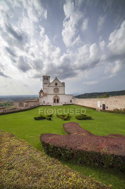 Basílica de São Francisco, Assis, Úmbria, Itália, Europa — Fotografia de Stock