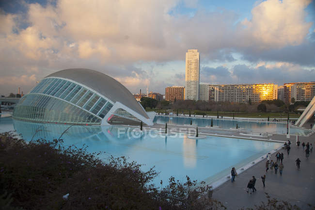 Hemisferic, Ciutat de les Arts i les Cincies, Valencia, Spagna, Europa — Foto stock