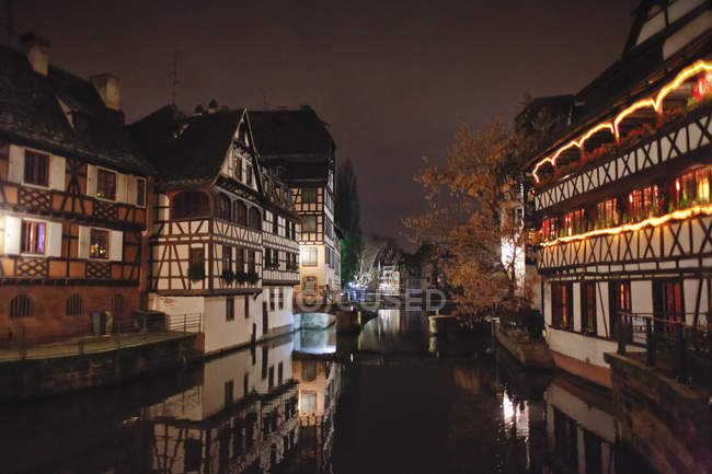 Noël, Strasbourg, Alsace, France, Europe — Photo de stock