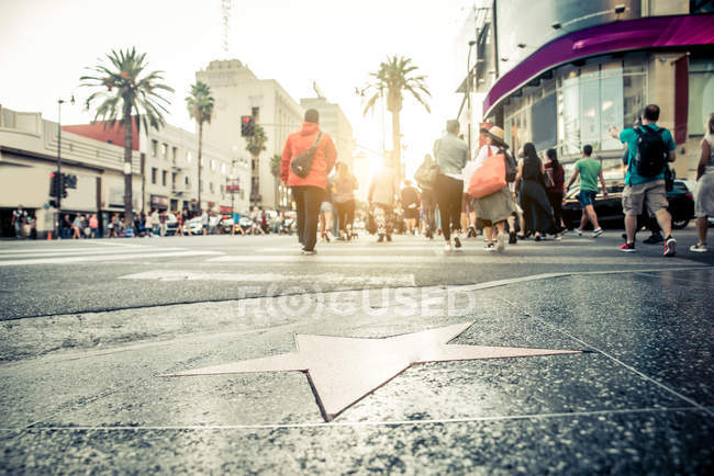 Walk of Fame, Hollywood — Stock Photo