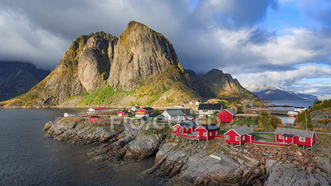 Reine fishing village at Lofoten Islands, Norway — Stock Photo