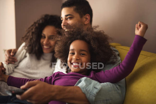 Heureux temps en famille — Photo de stock