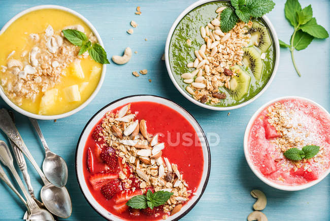 Концепція здорового літнього сніданку — стокове фото