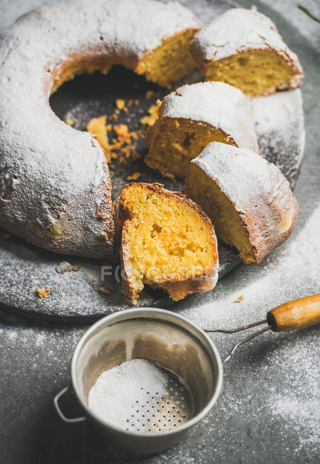 Gâteau lapin au citron — Photo de stock