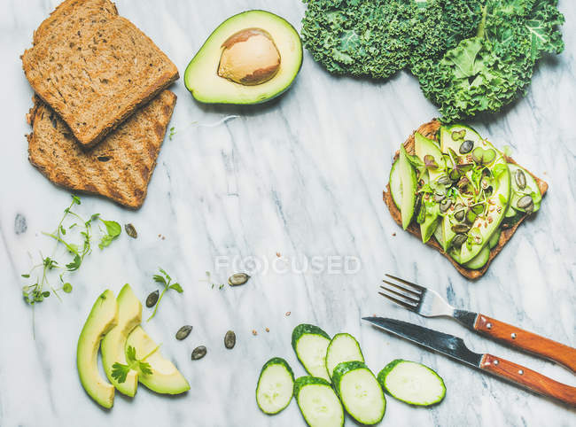 Colazione vegetariana concetto — Foto stock