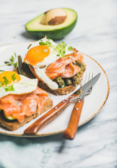 Panini sani per la colazione — Foto stock