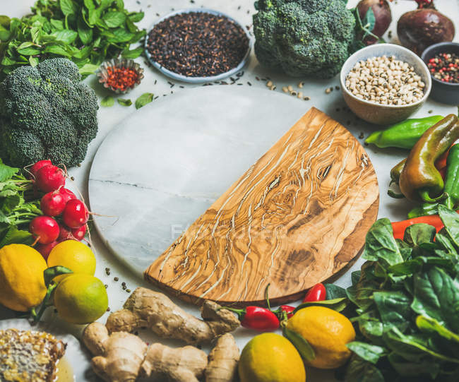 Sauberes Kochen — Stockfoto