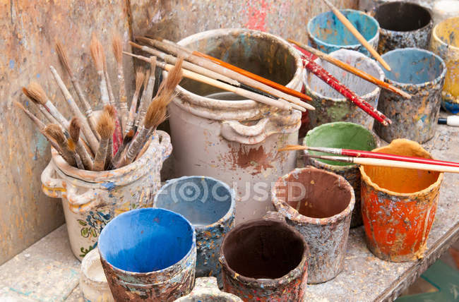 Herramientas para la decoración de cerámica - foto de stock