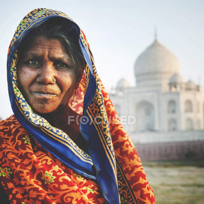 Donna indiana indigena — Foto stock