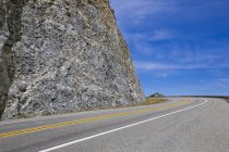View of highway road through mountains — Stock Photo