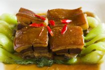 Prato tradicional de carne de dongpo chinês — Fotografia de Stock