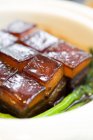 Traditional chinese dongpo meat dish, close-up — Stock Photo