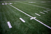 A slanted playing field, football concepts — Stock Photo