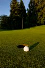 Гимнастический удар, концепция гольфа — стоковое фото