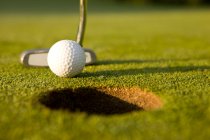 Гимнастический удар, концепция гольфа — стоковое фото