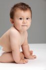 Estudio de un lindo bebé chino - foto de stock