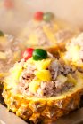 Крупным планом китайские закуски, ананасовый рис — стоковое фото