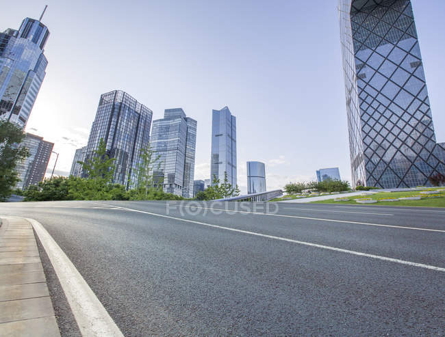 Stadtbild von Beijing zeitgenössische Architektur — Stockfoto