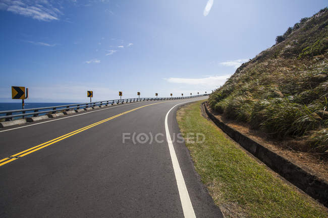 Coastal highway in Taiwan, China — Stock Photo