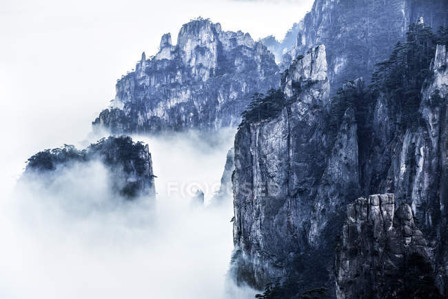 Гора Хуаншань провінції Аньхой, Китай — стокове фото
