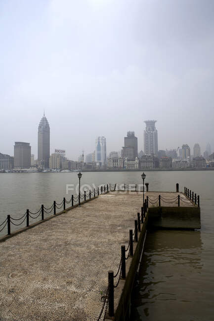 Un ponte verso il nulla, Shanghai — Foto stock