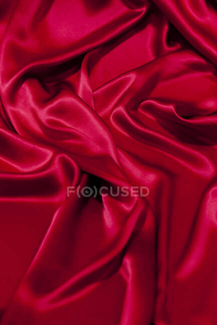 Cornice completa di seta rossa — Foto stock