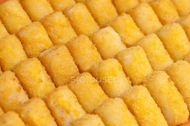 Chinese fried rice cakes, close up shot — Stock Photo