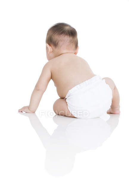 Lindo niño chino bebé - foto de stock