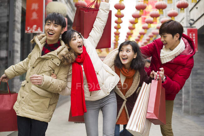 Felice anno nuovo cinese per gli amici cinesi — Foto stock