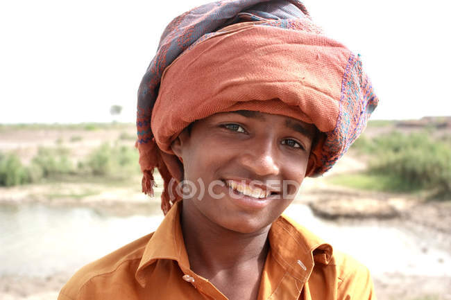 Village boy — Stock Photo