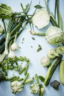 Green autumn vegetables — Stock Photo