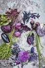 Verduras orgánicas frescas saludables - foto de stock