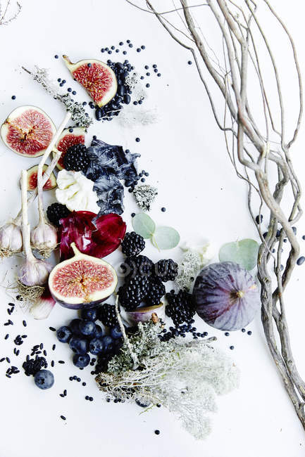Красиві фрукти та овочі — стокове фото