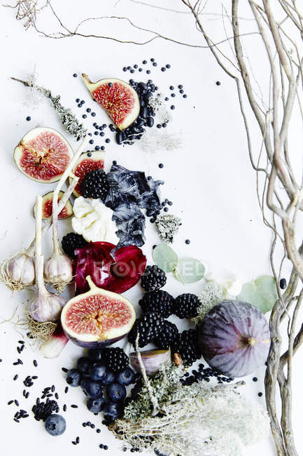 Lindas frutas e legumes — Fotografia de Stock