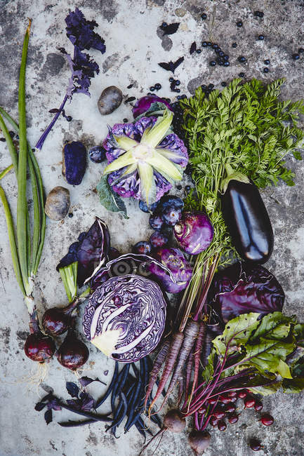 Verduras orgánicas frescas saludables - foto de stock