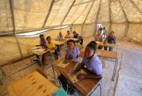 Школа в деревне Грашоек — стоковое фото