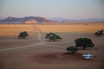 Dunas en Sossusvlei en Namibia - foto de stock