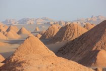 Kerman província-Shafi Abad aldeia e Kaluts (Dasht-e Lut deserto ) — Fotografia de Stock