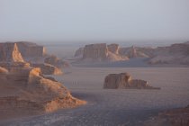 Kerman provincia-Shafi Abad villaggio e Kaluts (Dasht-e Lut deserto ) — Foto stock