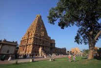 Туристическая достопримечательность в Thanjavur, Tamil Nadu, India — стоковое фото