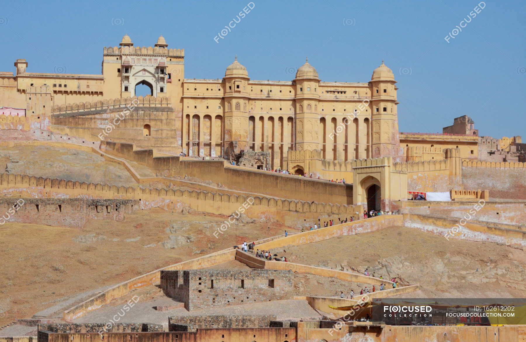 Ancient Amer Fort (Amber Fort) — asia, palace - Stock Photo | #162612202