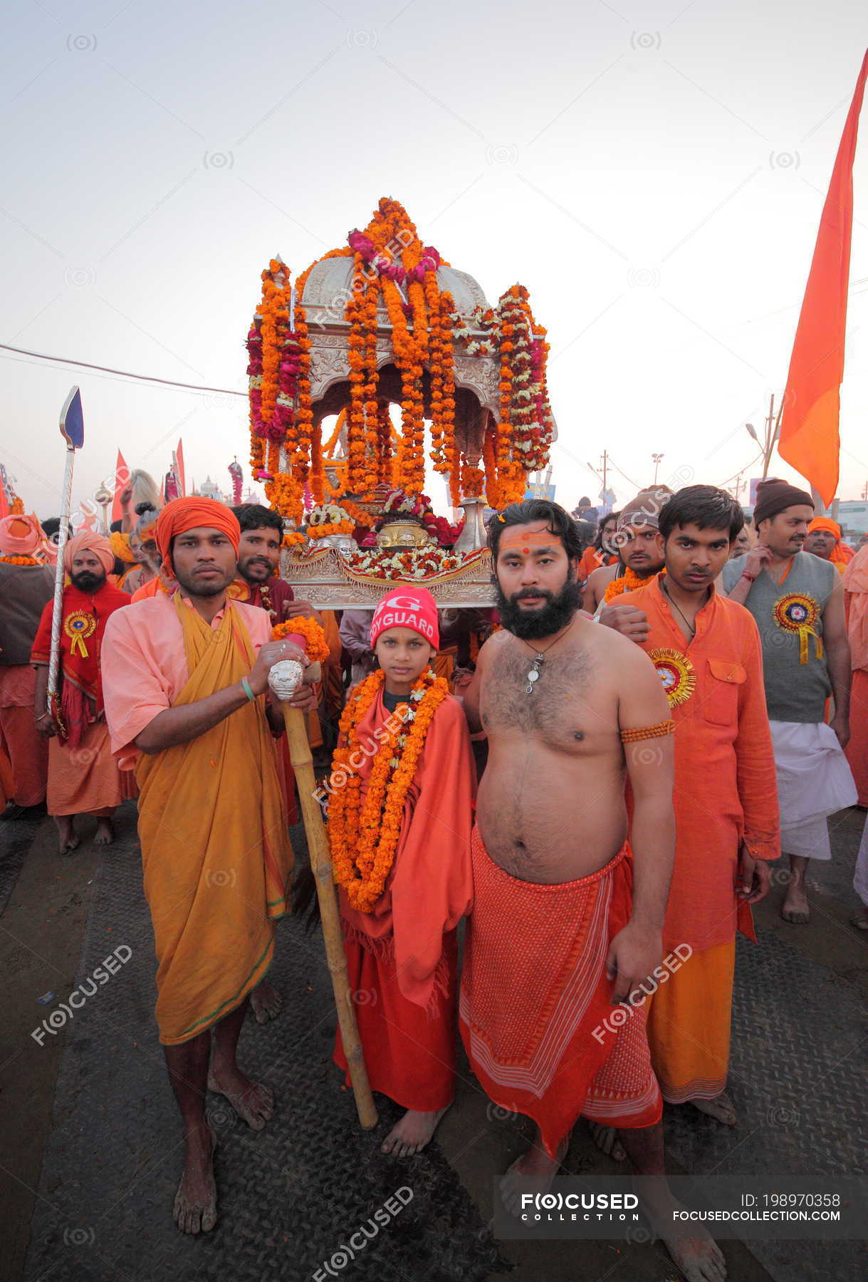 Crowd At Kumbh Mela Festival The World S Largest Religious Gathering In Allahabad Uttar