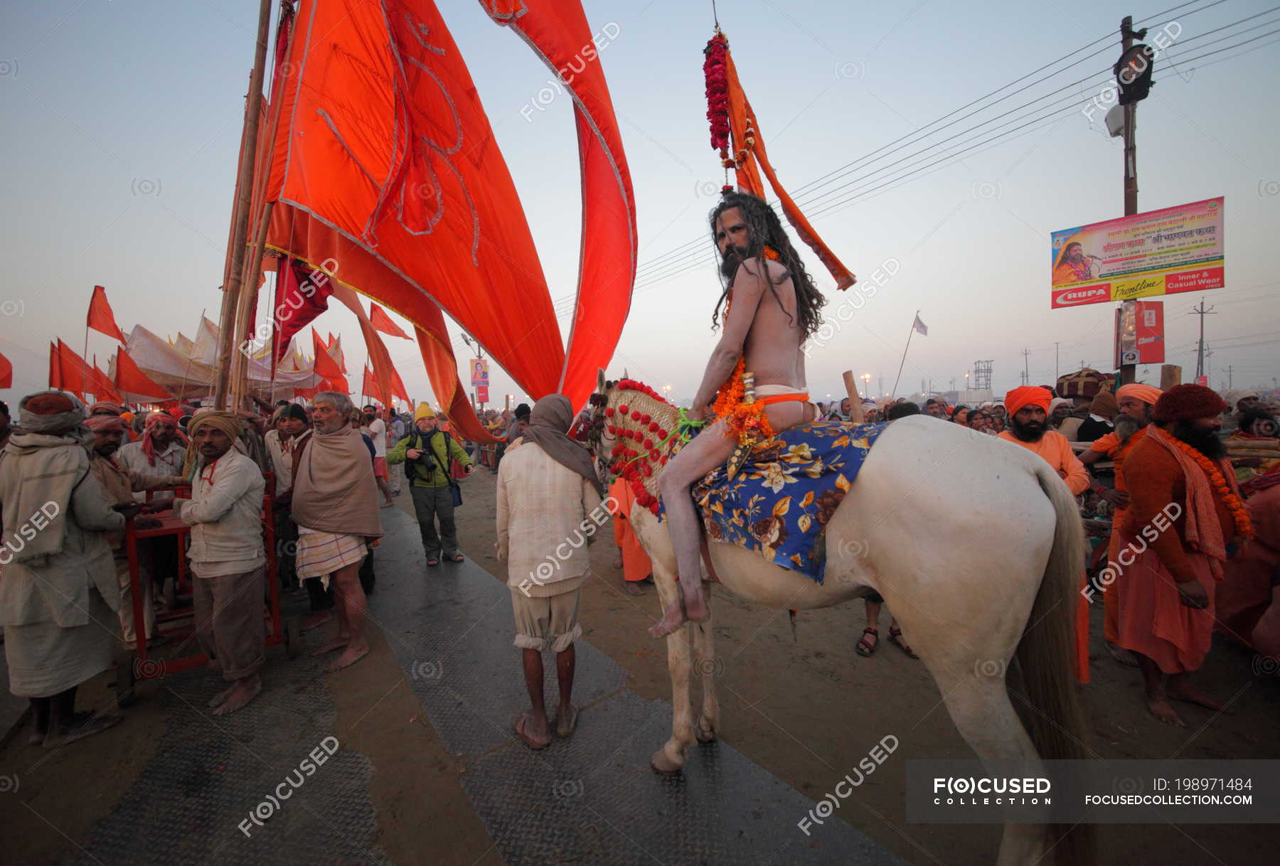 Crowd At Kumbh Mela Festival The World S Largest Religious Gathering In Allahabad Uttar