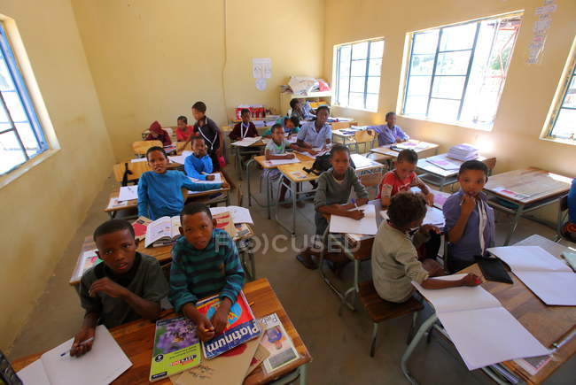 School in Grashoek village — Stock Photo