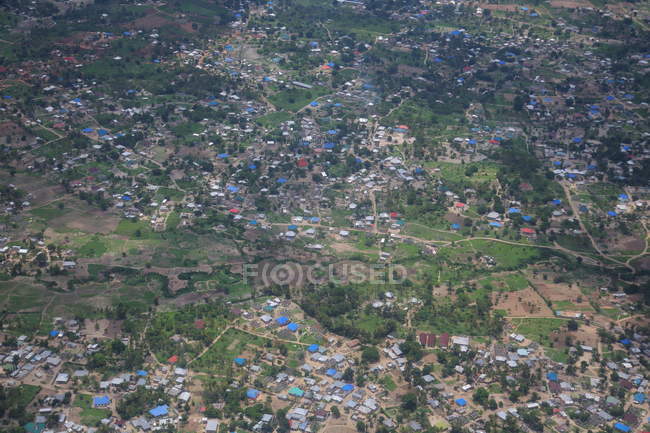 Uma vista aérea de Zanzibar — Fotografia de Stock