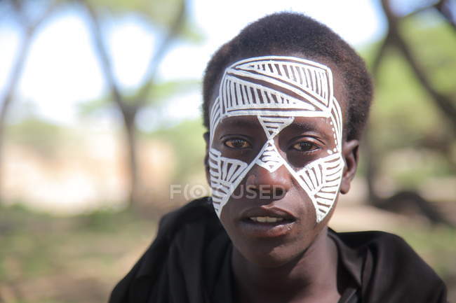 Dorf des Massai-Stammes — Stockfoto