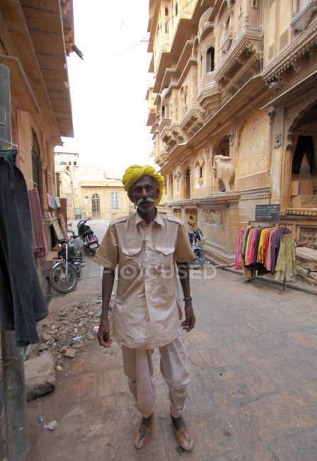 Старик из Джайсалмера. Индия — стоковое фото