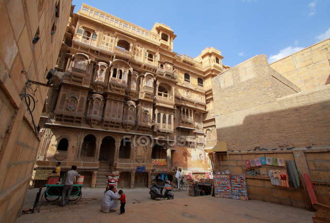 Old Town Palace inside Jaisalmer Fort — Stock Photo