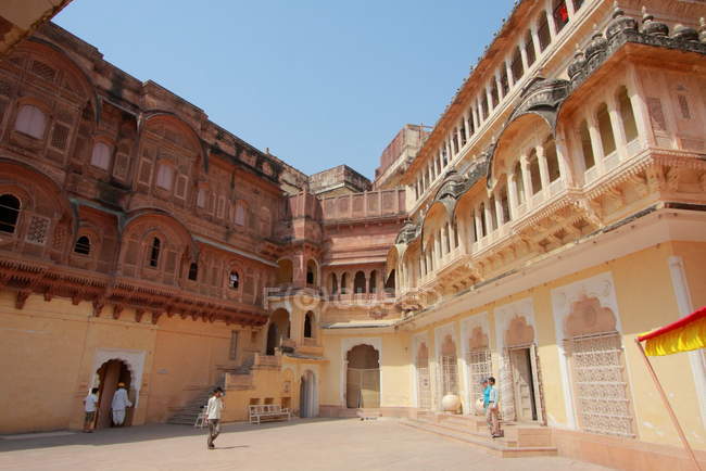 Mehrangarh фортеця в місті Jodhpur — стокове фото